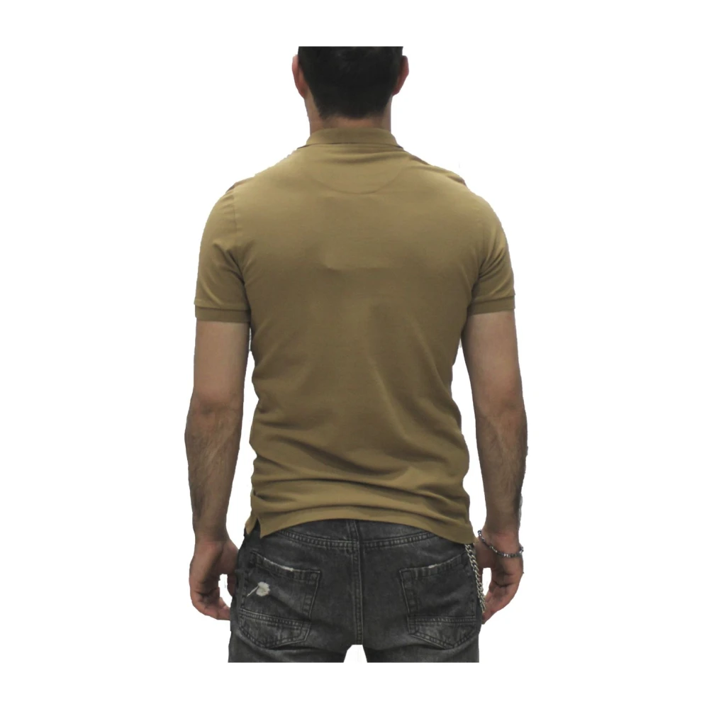 Manuel Ritz Polo Korte Mouw Brown Heren