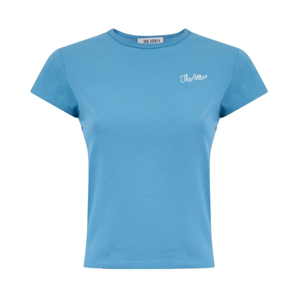 The Attico Women's Blue Clear T-Shirts And Polos