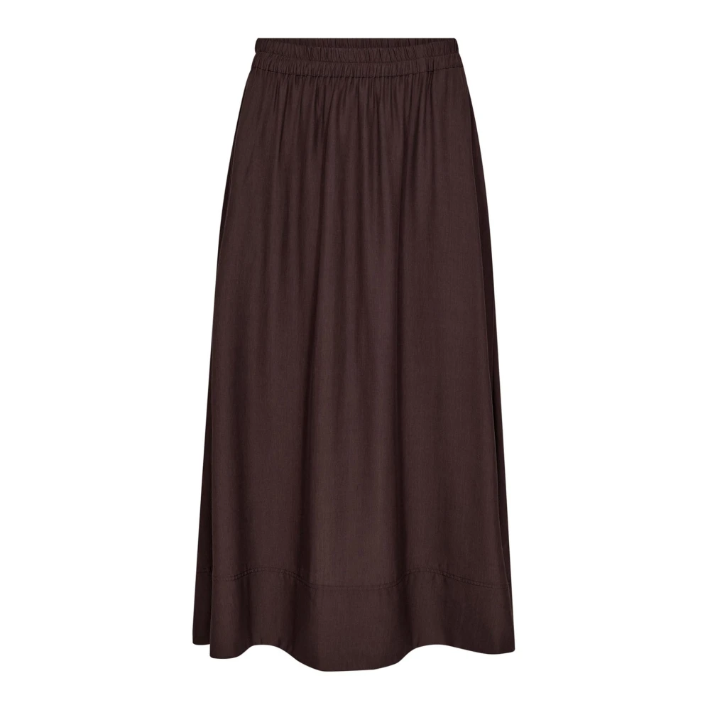 Co'couture Brown Midi Skirts - Female - Midi Skirts - Xs - Skirts