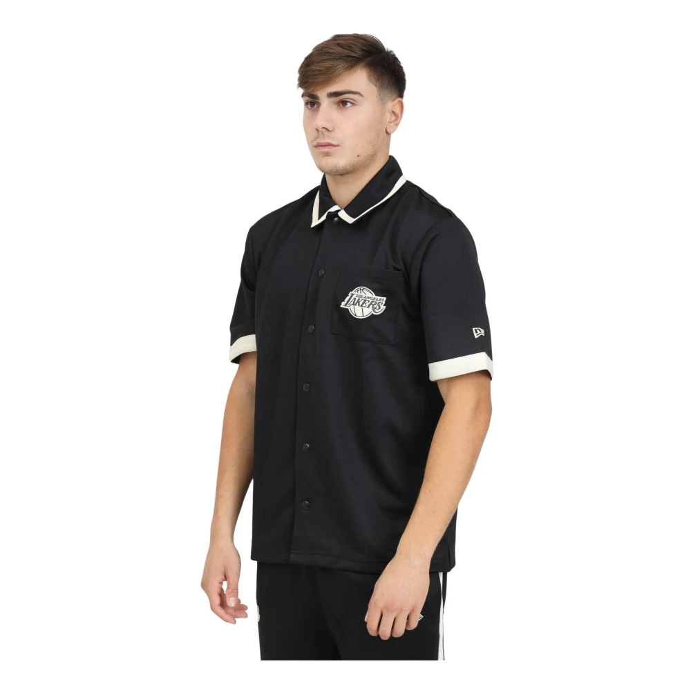 New era Zwarte NBA Lakers Lifestyle Shirt Black Heren