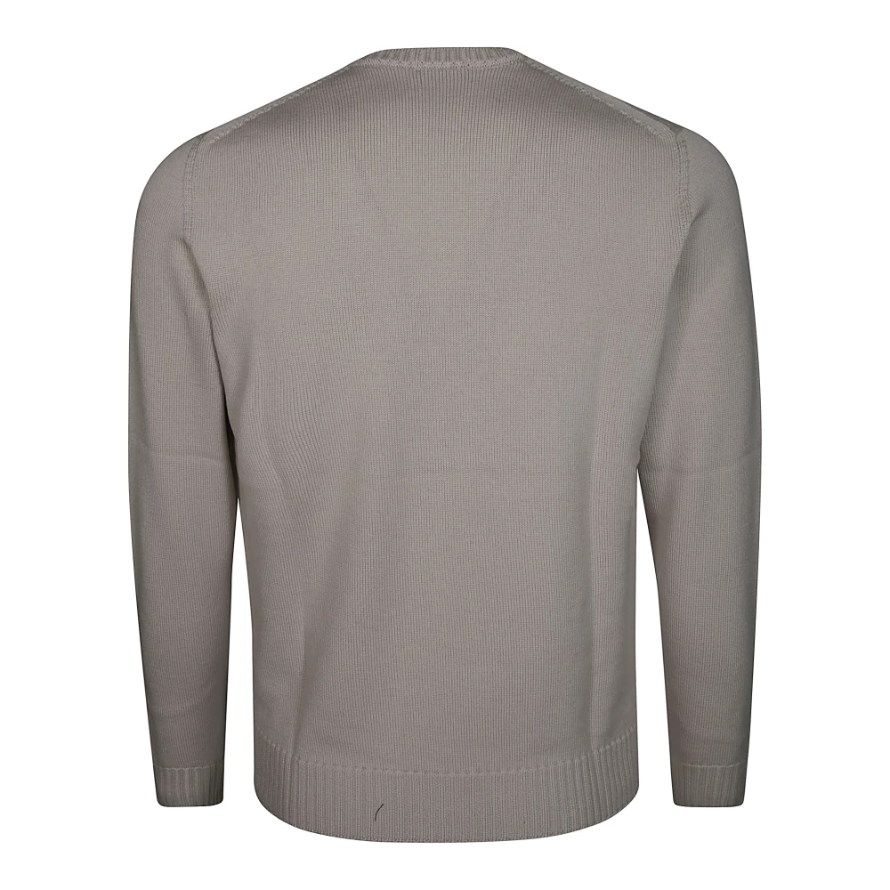 Drumohr Merino Crewneck Sweater Beige Heren