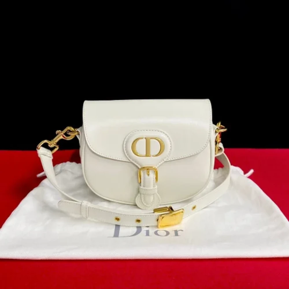 Dior Vintage Pre-owned Leather dior-bags White Dames