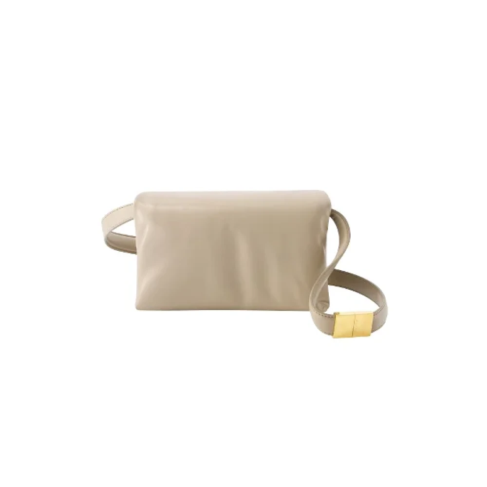Marni Leather shoulder-bags Beige Dames