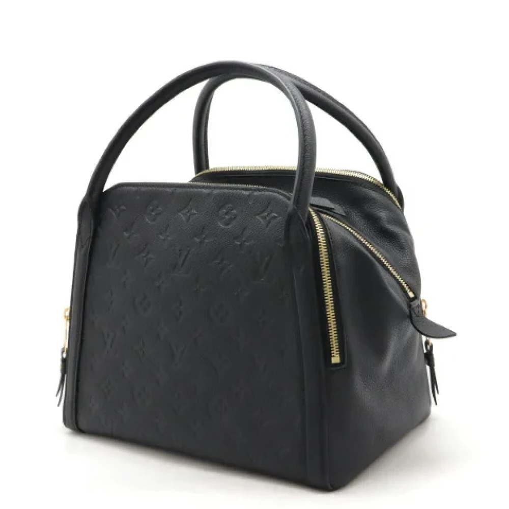 Louis Vuitton Vintage Pre-owned Leather handbags Black Dames
