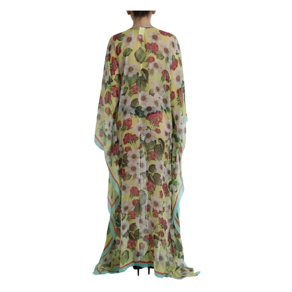 Dolce & Gabbana Bloemig zijden maxi-jurk Multicolor Dames