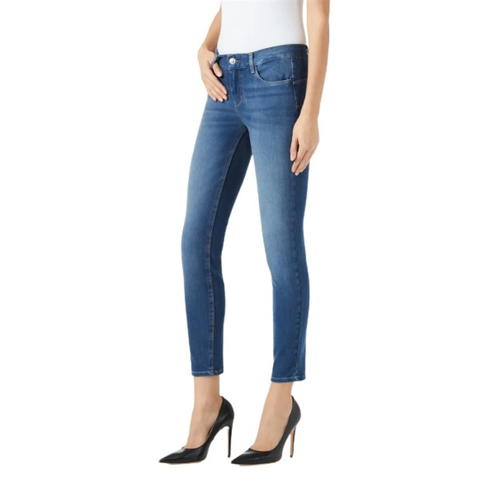 Liu Jo Monroe Skinny 7 8 Jeans Blue Dames