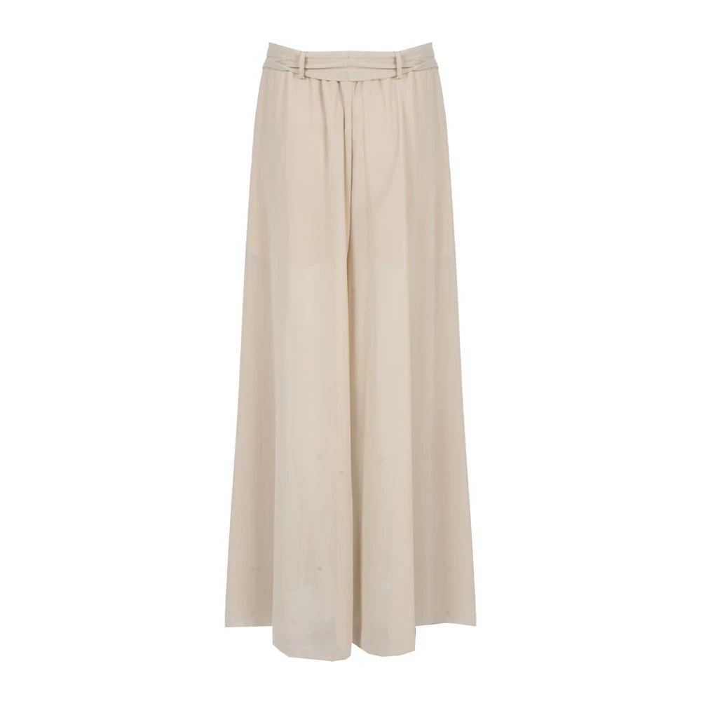 La Haine Inside Us Elegante Palazzo Broek Beige Dames