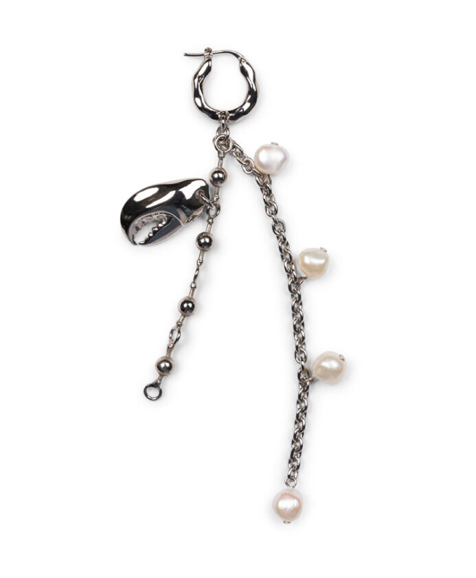 silver-claw-charm-earring
