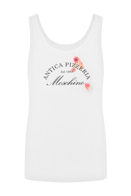 white-slogan-print-sleeveless-top