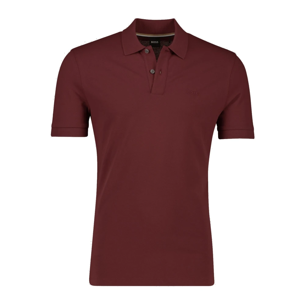 Hugo Boss Polo shirt korte mouw bordeaux Red Heren