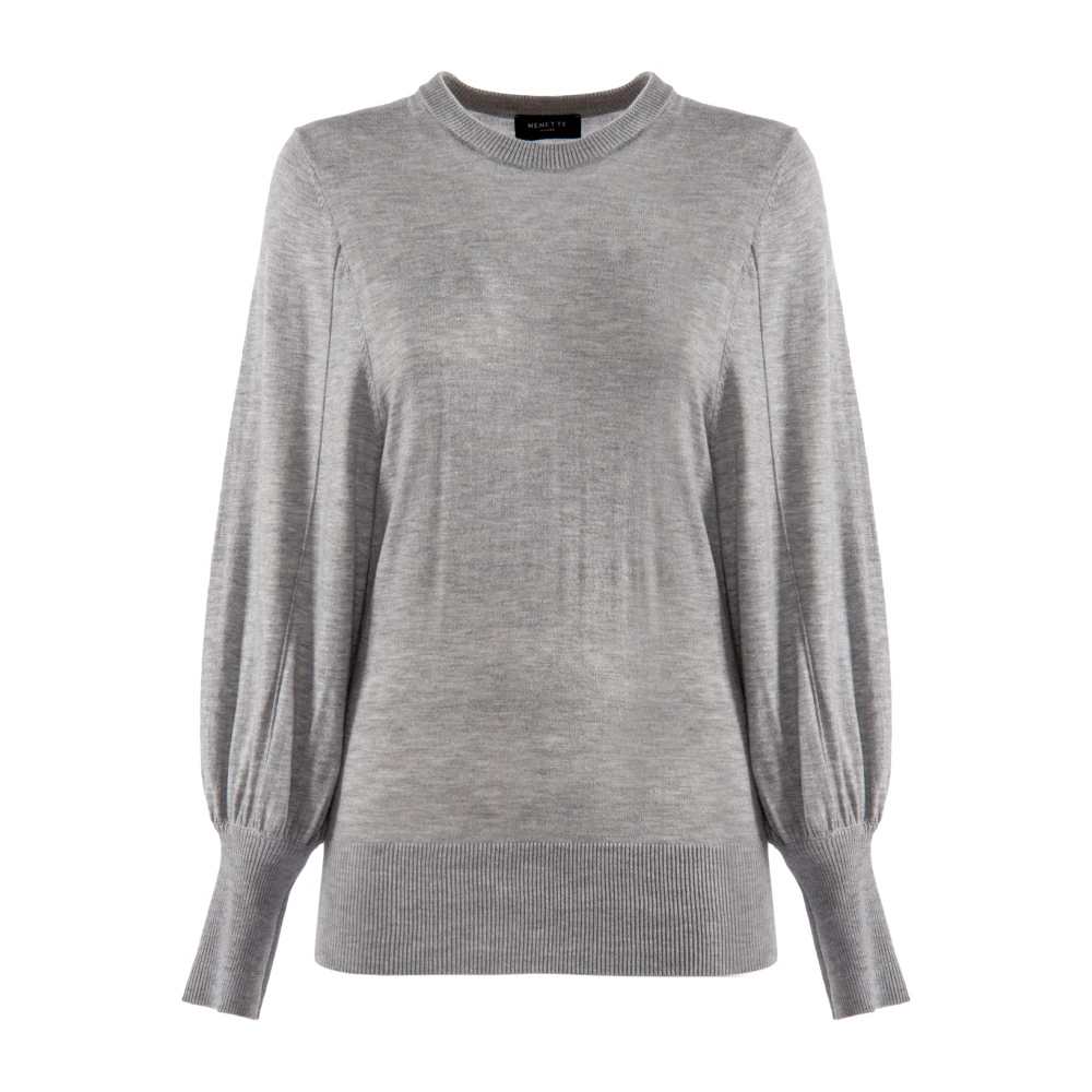Nenette Grijze Sweaters voor Vrouwen Gray Dames