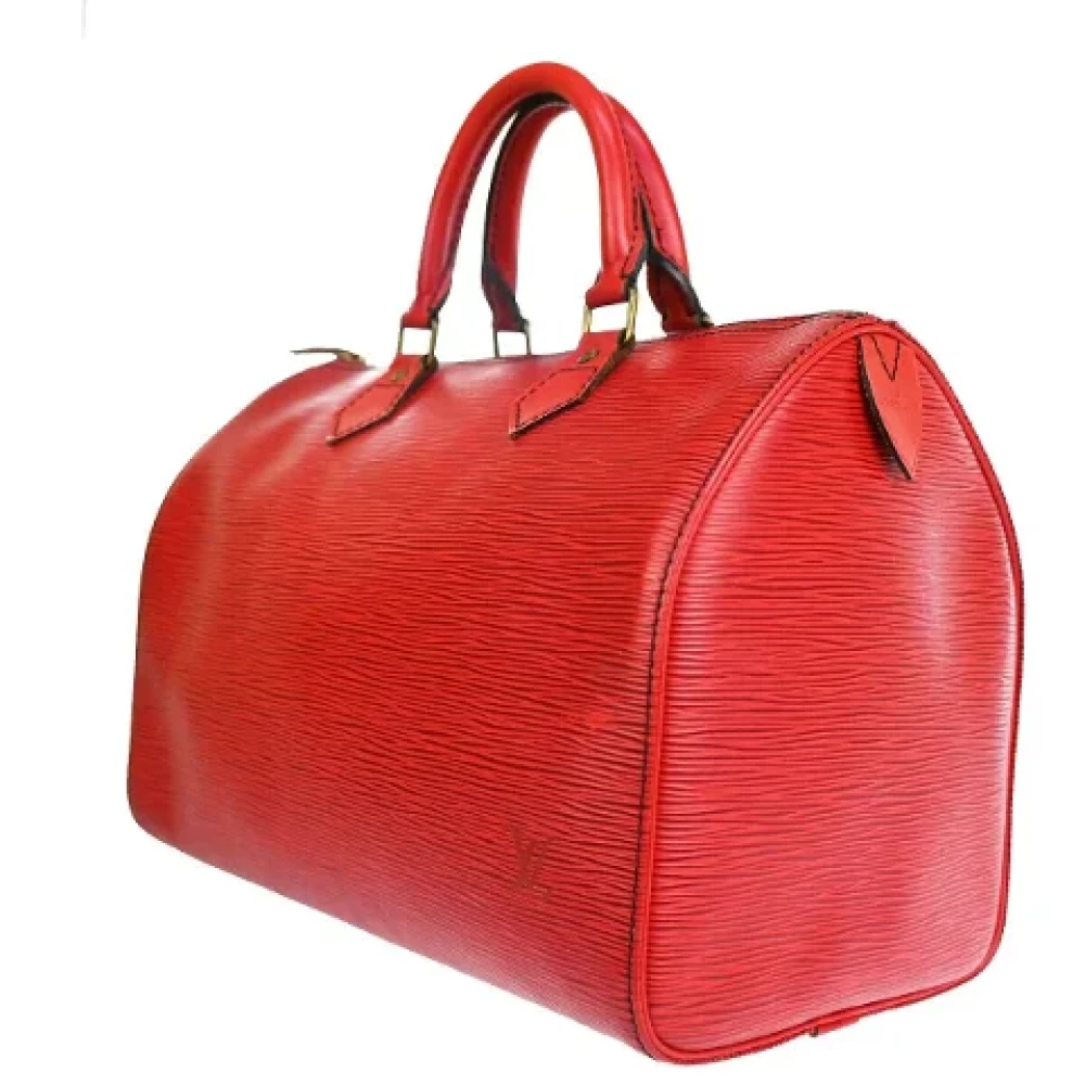 Louis Vuitton Vintage Pre-owned Leather louis-vuitton-bags Red Dames