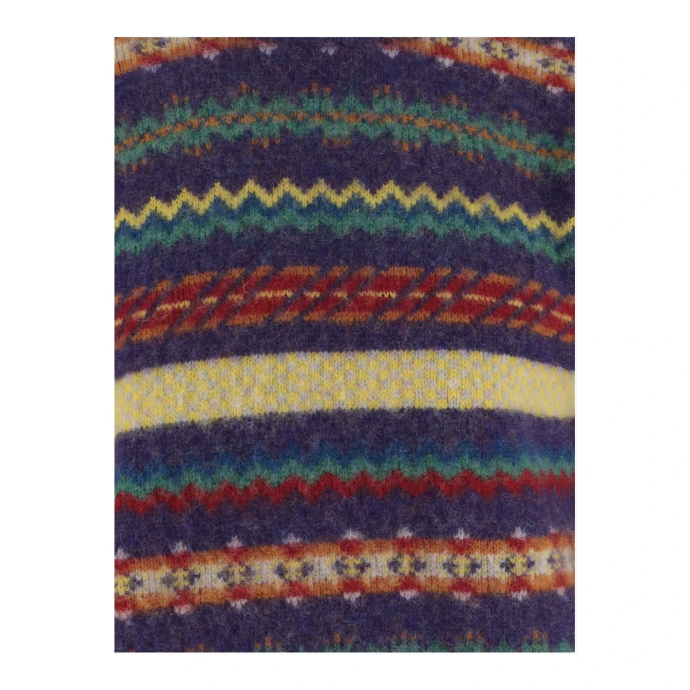 Howlin' Geometrische Wollen Trui Lavendel Patroon Multicolor Heren