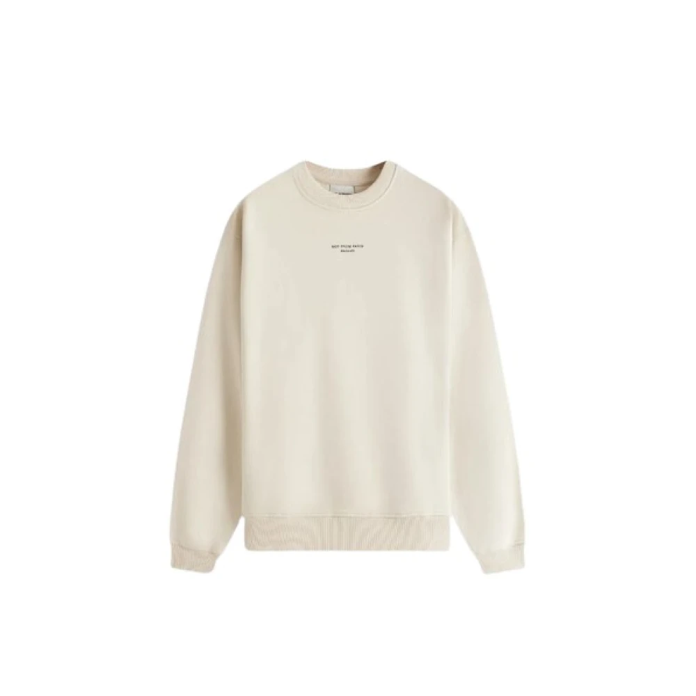 Drole de Monsieur Slogan Sweatshirt White Heren