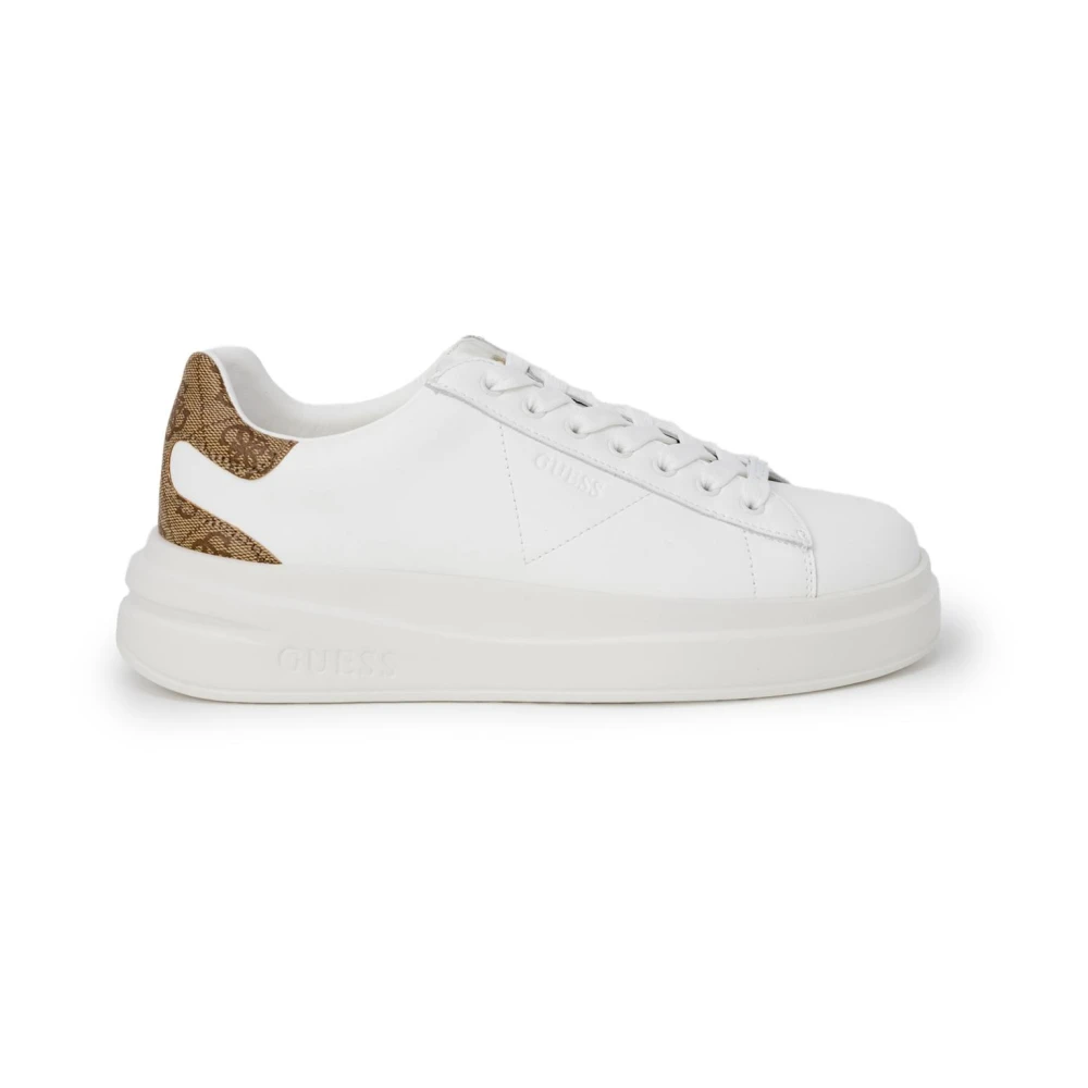 Guess Women's White Sneakers, 2 Uk, Elbina Trainers