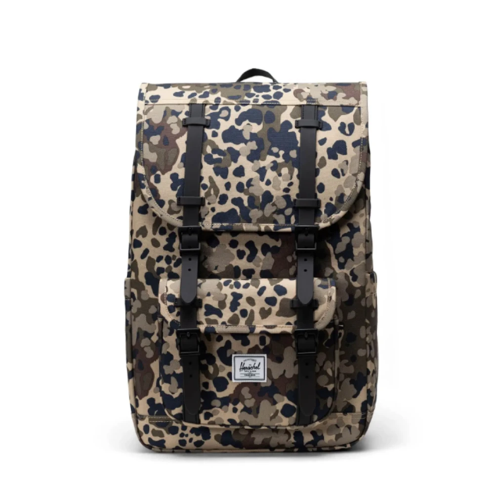 Herschel Terrain Camo Rugzak met Laptopvak Gray Unisex