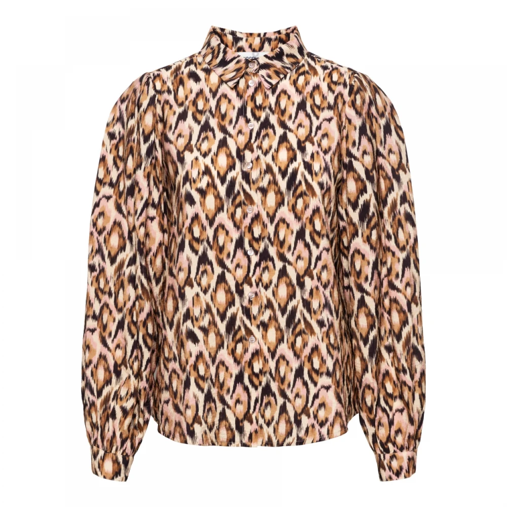 &Co Woman Feminine Blouse met Kraag Multicolor Dames