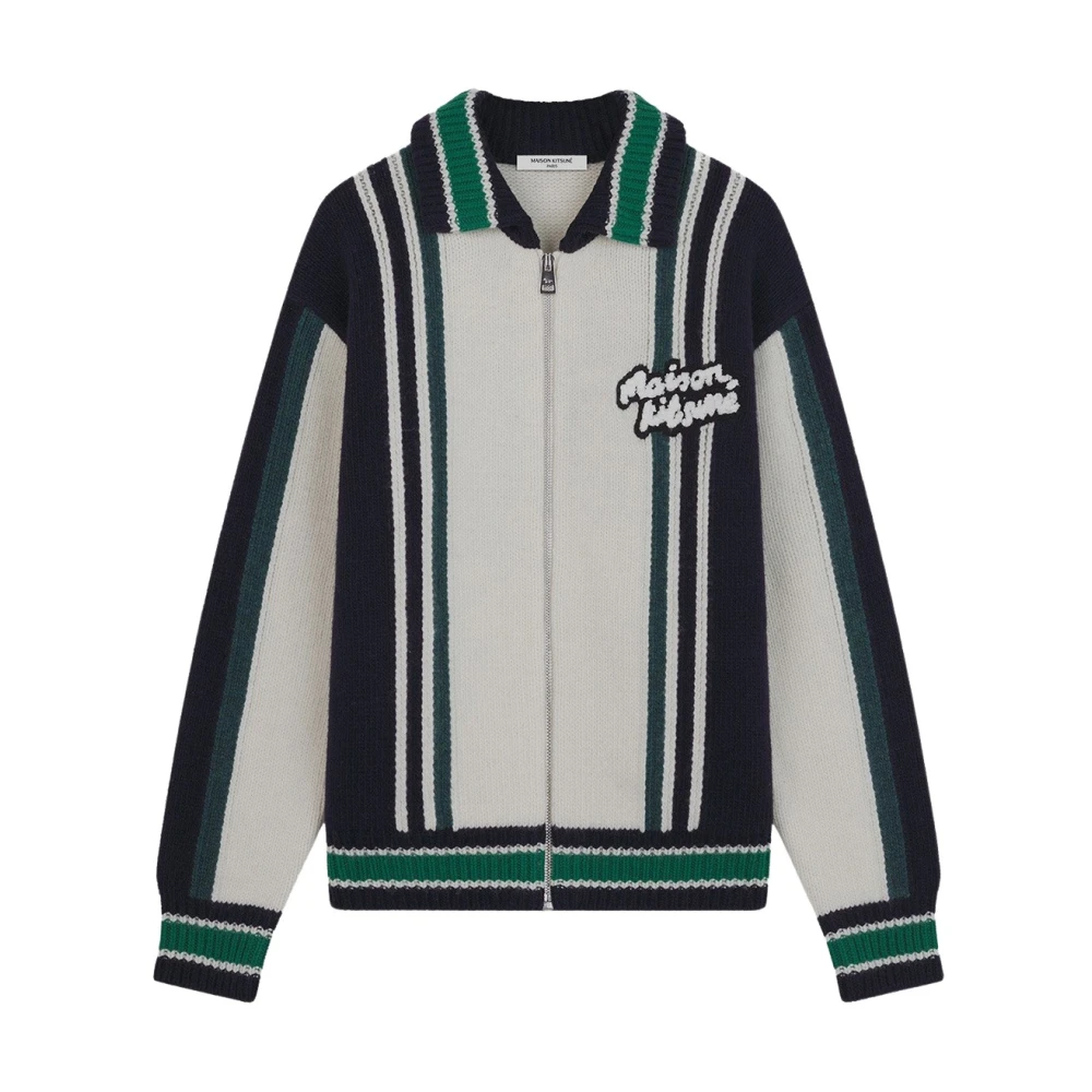 Maison Kitsuné Wollen jas Multicolor Heren