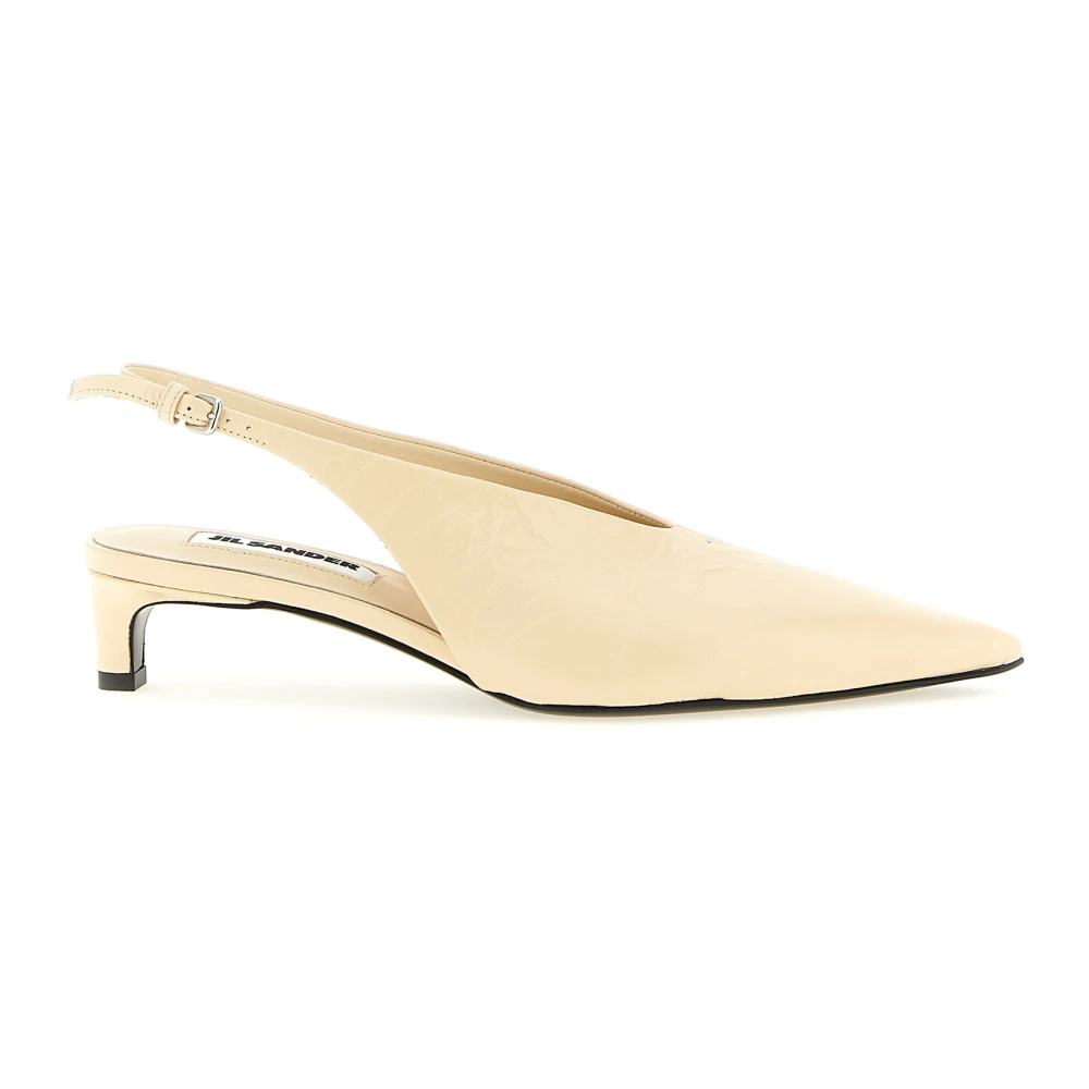 Jil Sander Donna Beige Scarpe, 38 Eu, New,