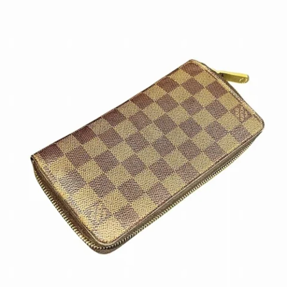 Louis Vuitton Vintage Pre-owned Fabric wallets Brown Dames
