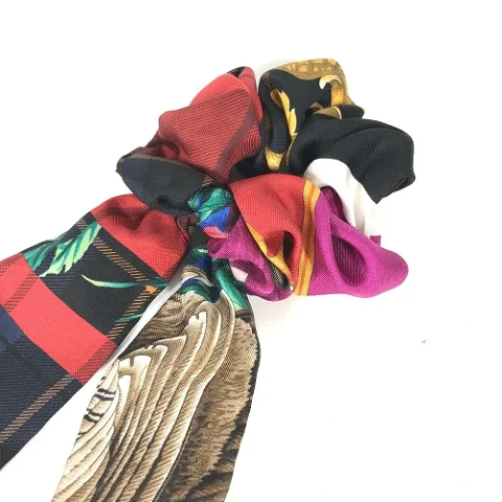 Salvatore Ferragamo Pre-owned Silk hair-accessories Multicolor Dames
