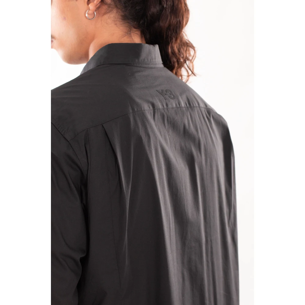 Y-3 Zwarte Cargo Shirt voor Mannen Black Heren