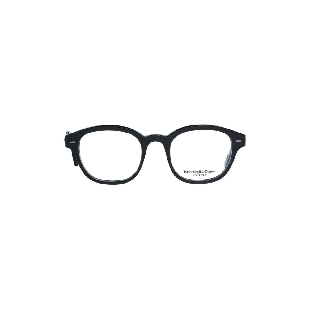 Ermenegildo Zegna Stijlvolle zwarte heren optische monturen Black Heren