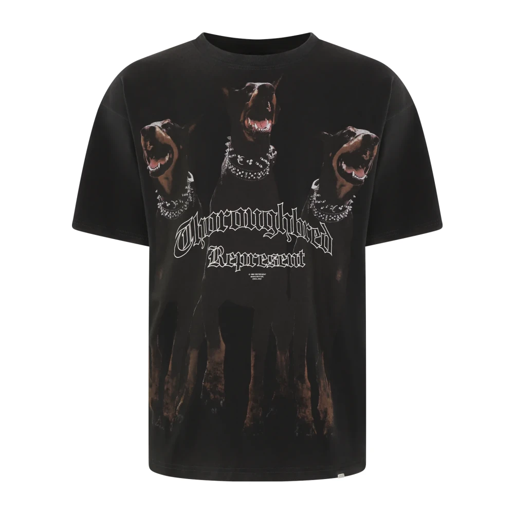 Represent Thoroughbred T-Shirt Black Heren