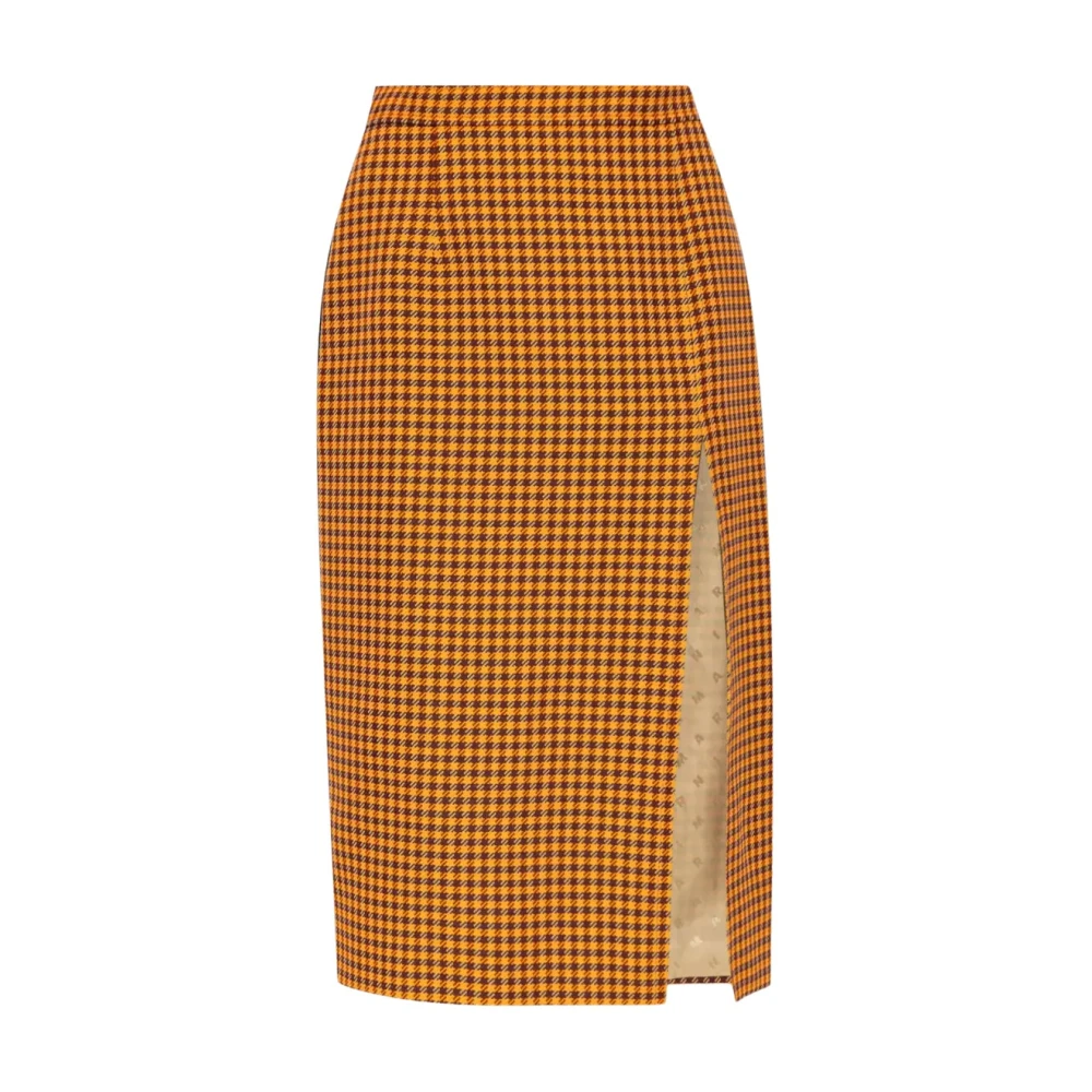 Marni Women's Multicolor Pencil Skirt With Slit - Midi Skirts - 2XS - Skirts