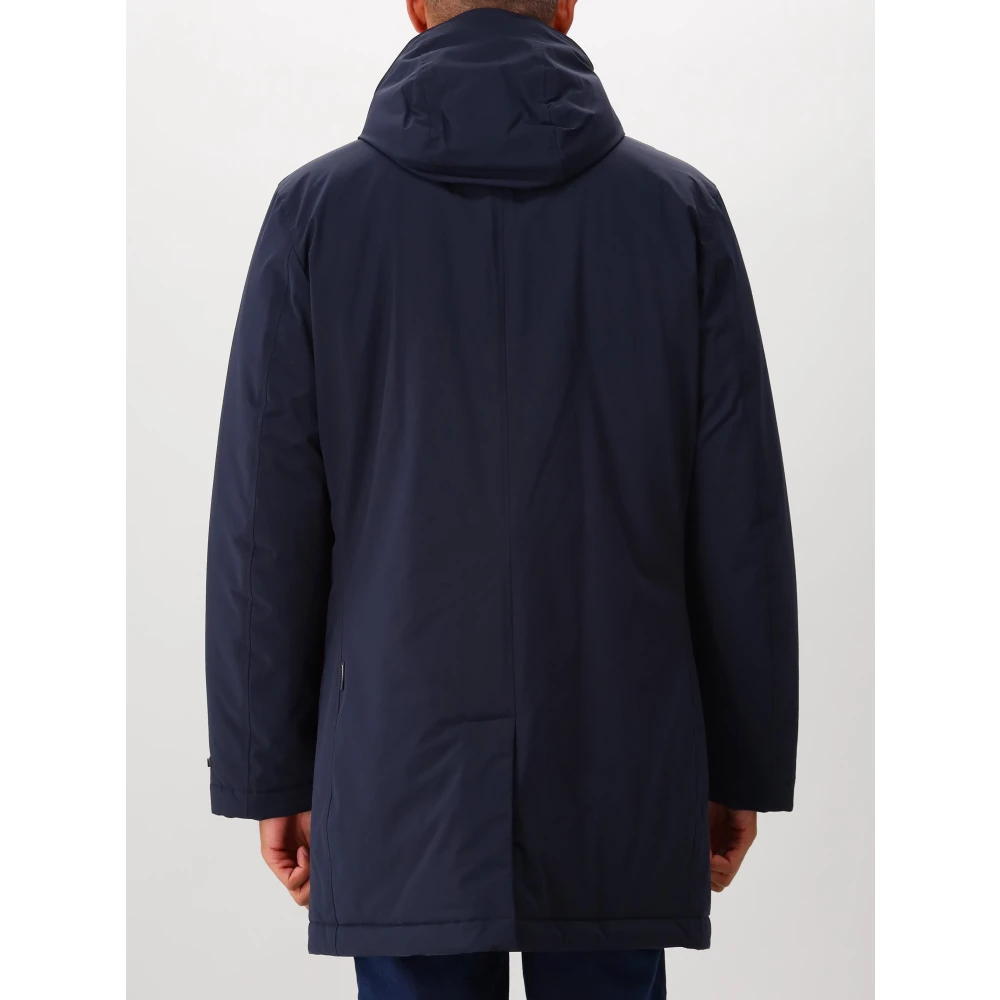 Woolrich Blauwe 2in1 Carcoat Parka Blue Heren