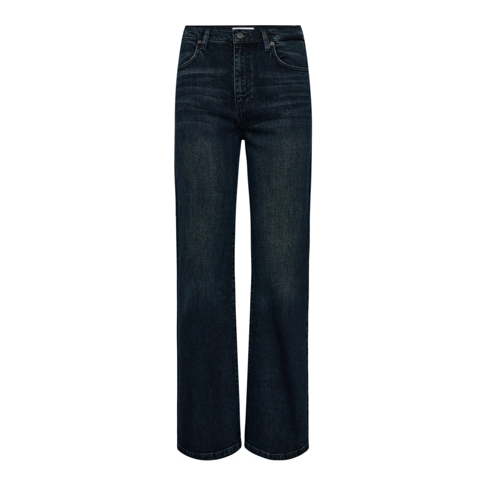 Brukt Denim Straight-Leg Jeans