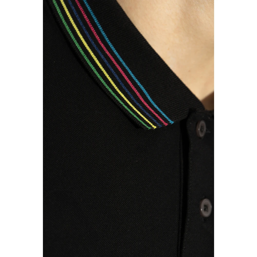 PS By Paul Smith Katoenen polo Black Heren
