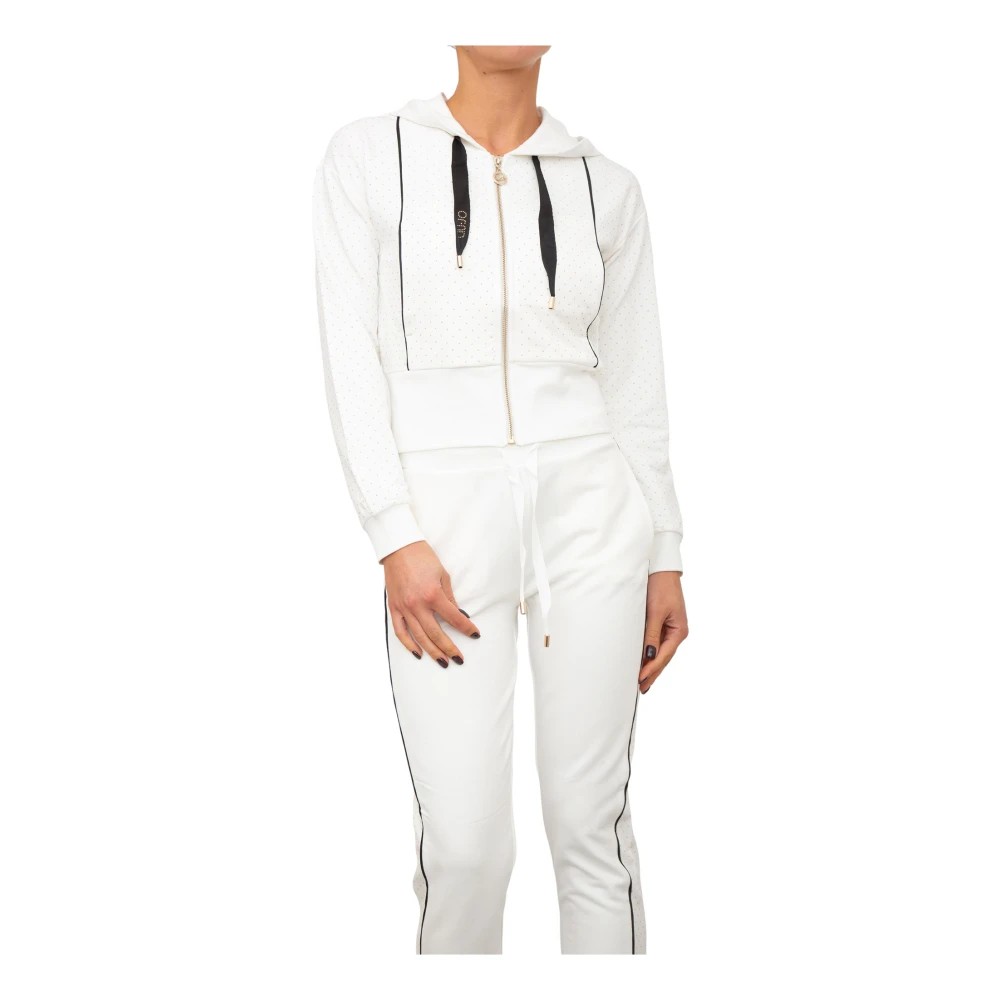 Liu Jo Witte Sweatshirt Casual Stijl White Dames
