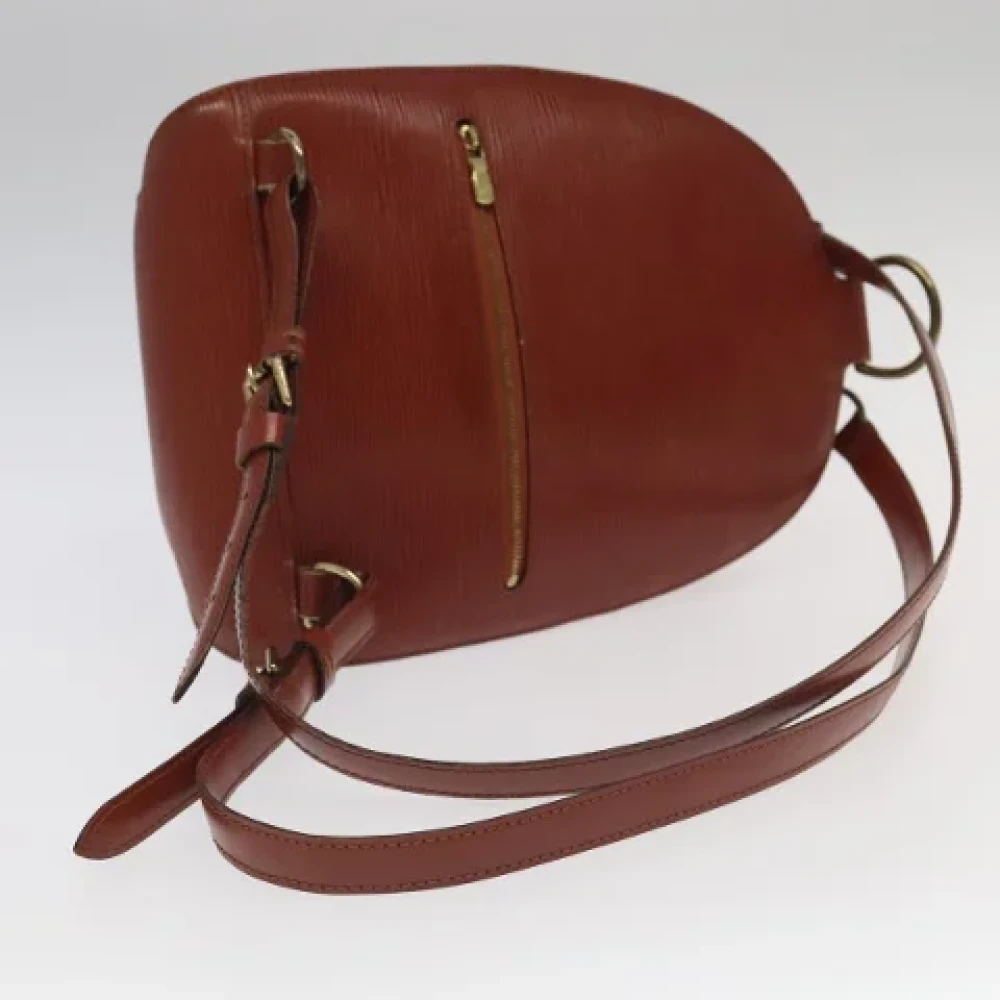 Louis Vuitton Vintage Pre-owned Leather backpacks Brown Dames