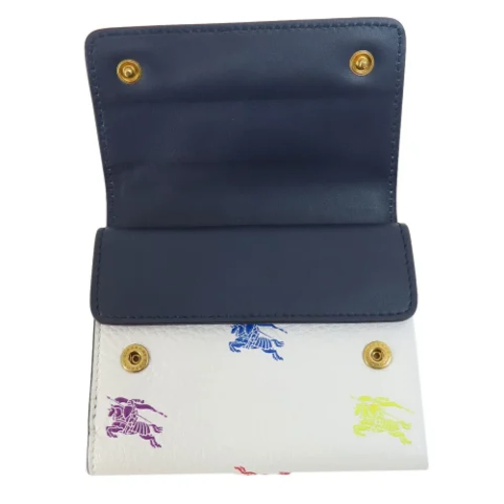 Burberry Vintage Pre-owned Leather wallets White Dames