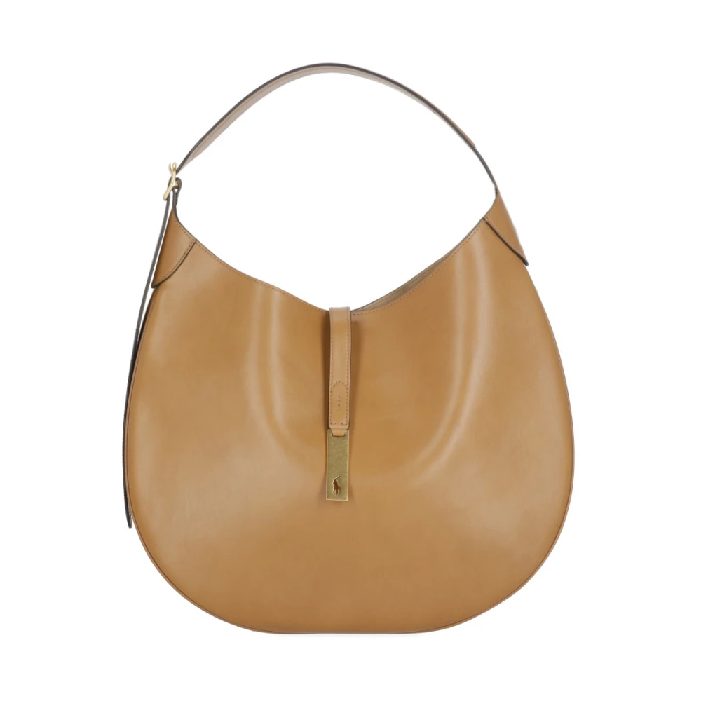 Ralph Lauren Brun Leather Shoulder Bag