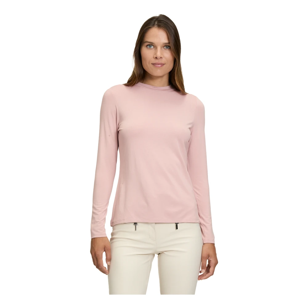 Betty Barclay Elegant Turtleneck Shirt Pink Dames