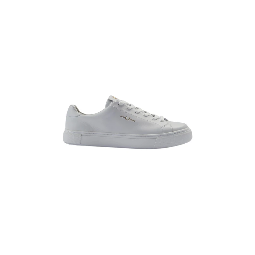 Fred Perry Essential Leather Tennis Shoe Heren Schoenen Wit