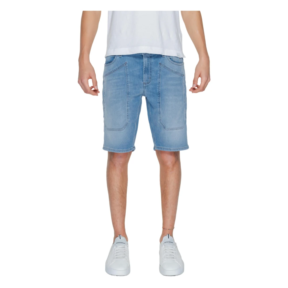 Jeckerson Heren Bermuda Shorts Lente Zomer Collectie Blue Heren