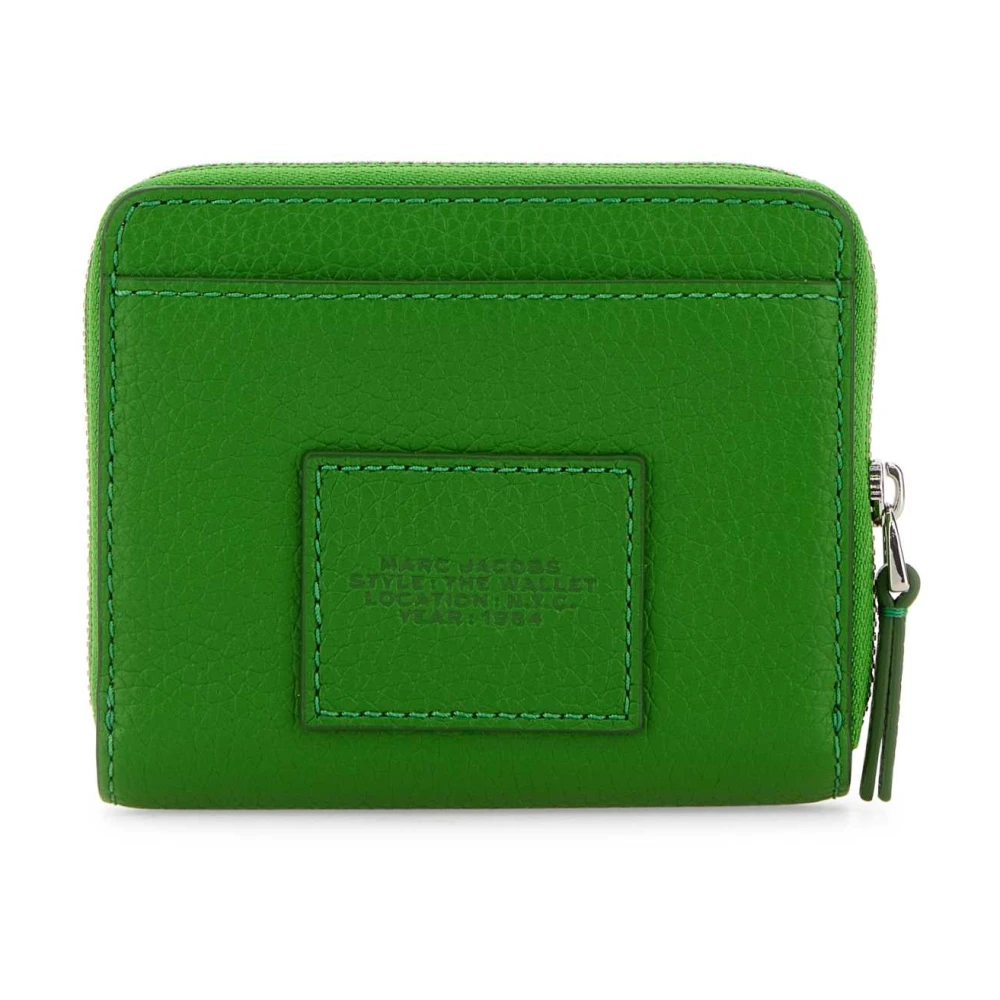 Marc Jacobs Stijlvolle groene leren portemonnee Green Dames