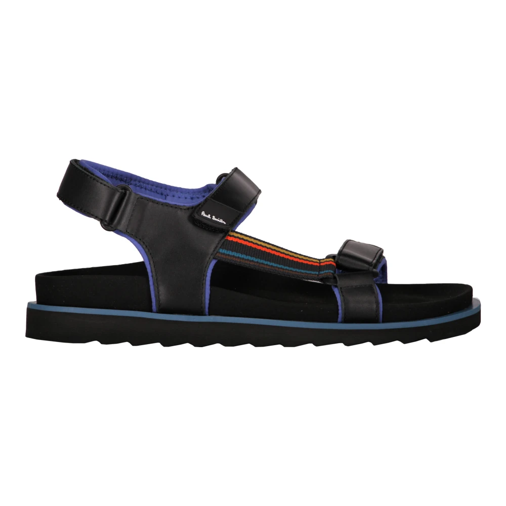 PS By Paul Smith Chunky Sole Platta Sandaler med Velcro Black, Herr