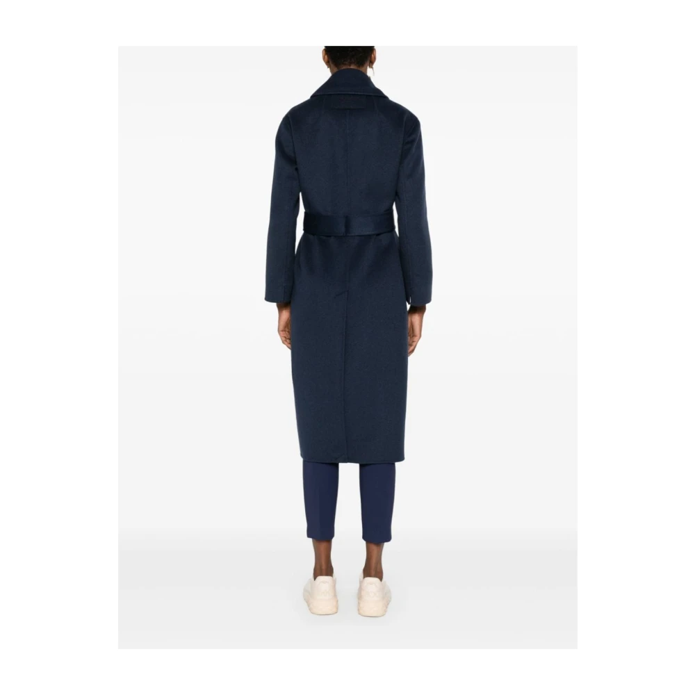 Twinset Blauwe Elegante Jas voor Vrouwen Blue Dames