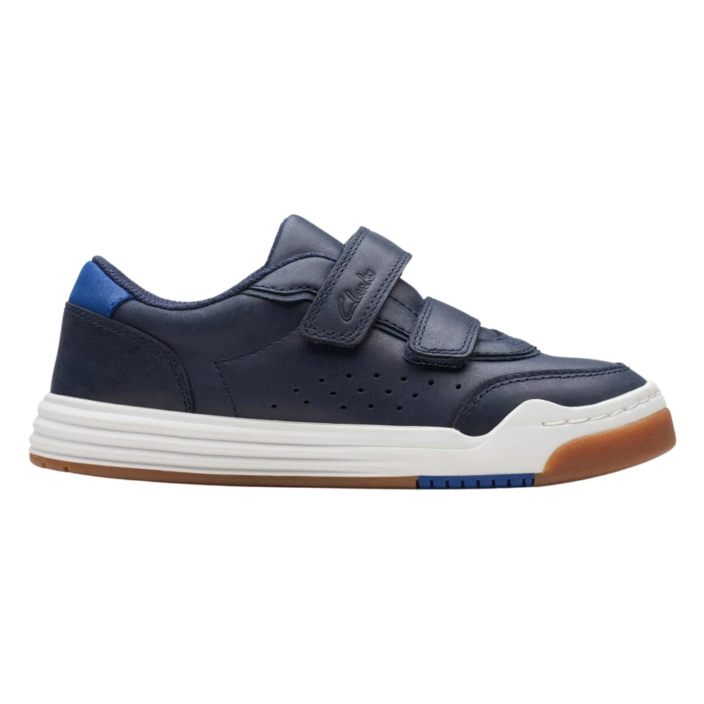 Clarks Unisex Kids Blue Kids Sneakers, 21 Eu, Urban Solo Trainers