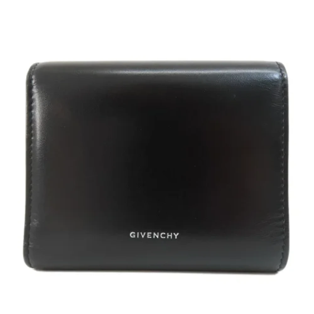 Givenchy Pre-owned Leather wallets Black Dames