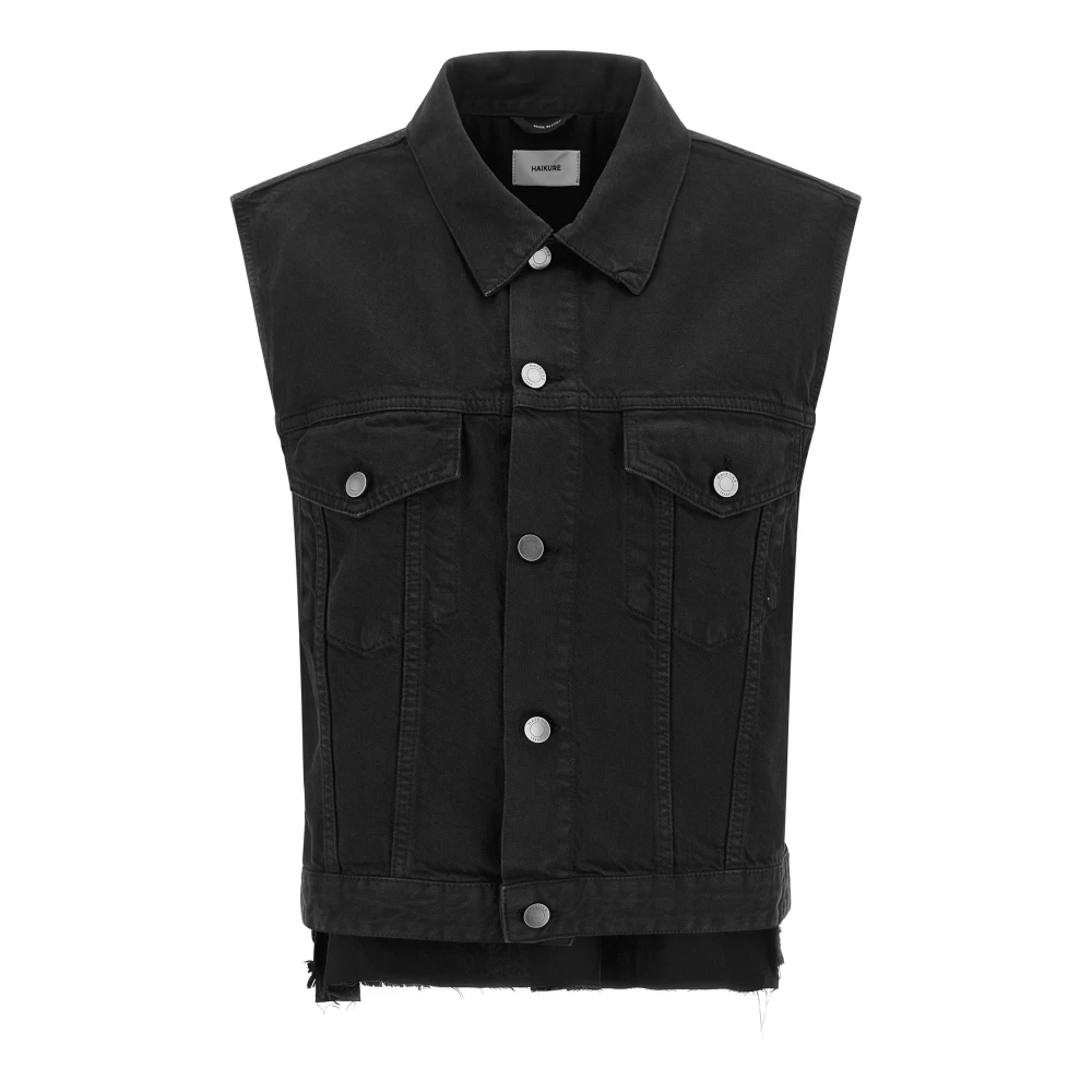 Haikure Svart Bull Ryder Denim Vest