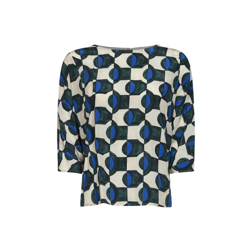 Weekend Max Mara Vrouw Multicolor Overhemden Dames, Veelkleurig, L, Blouses