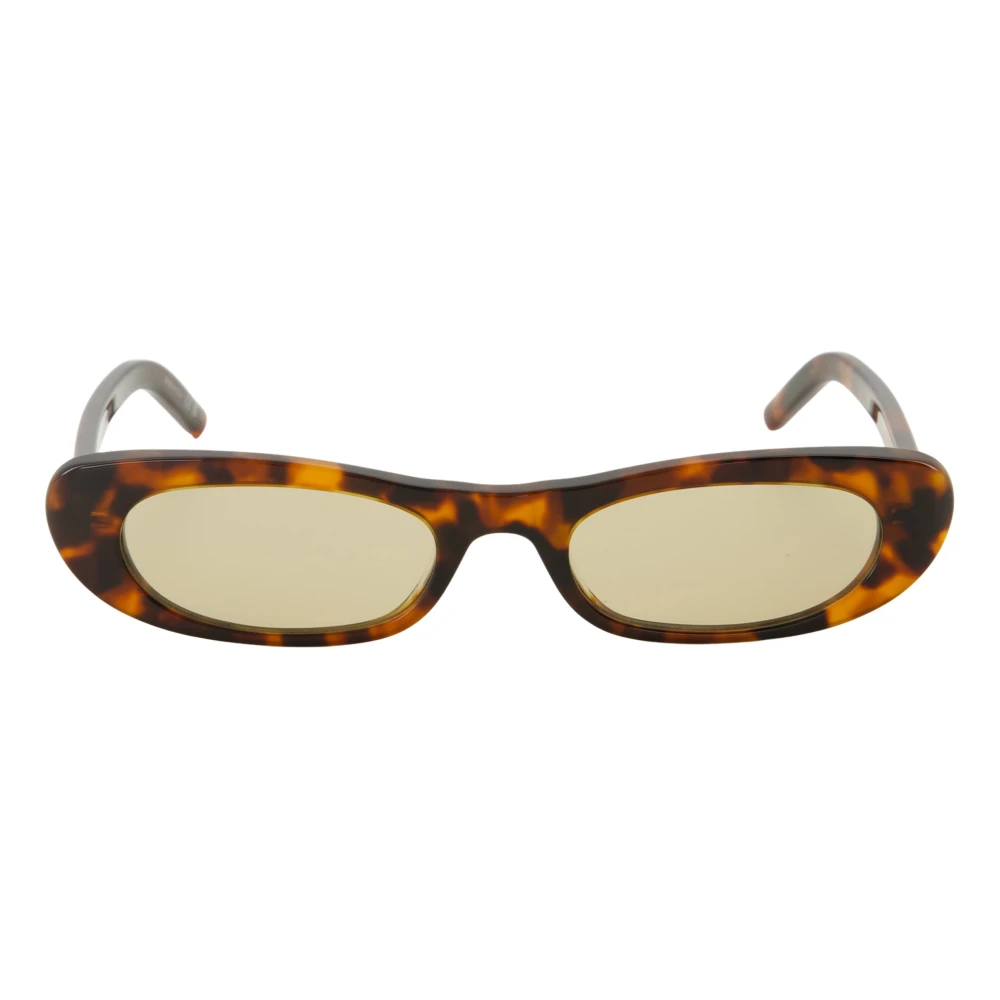 Saint Laurent Women's Brown Sunglasses, One Size, Sl557 Cat-Eye Sunglasses