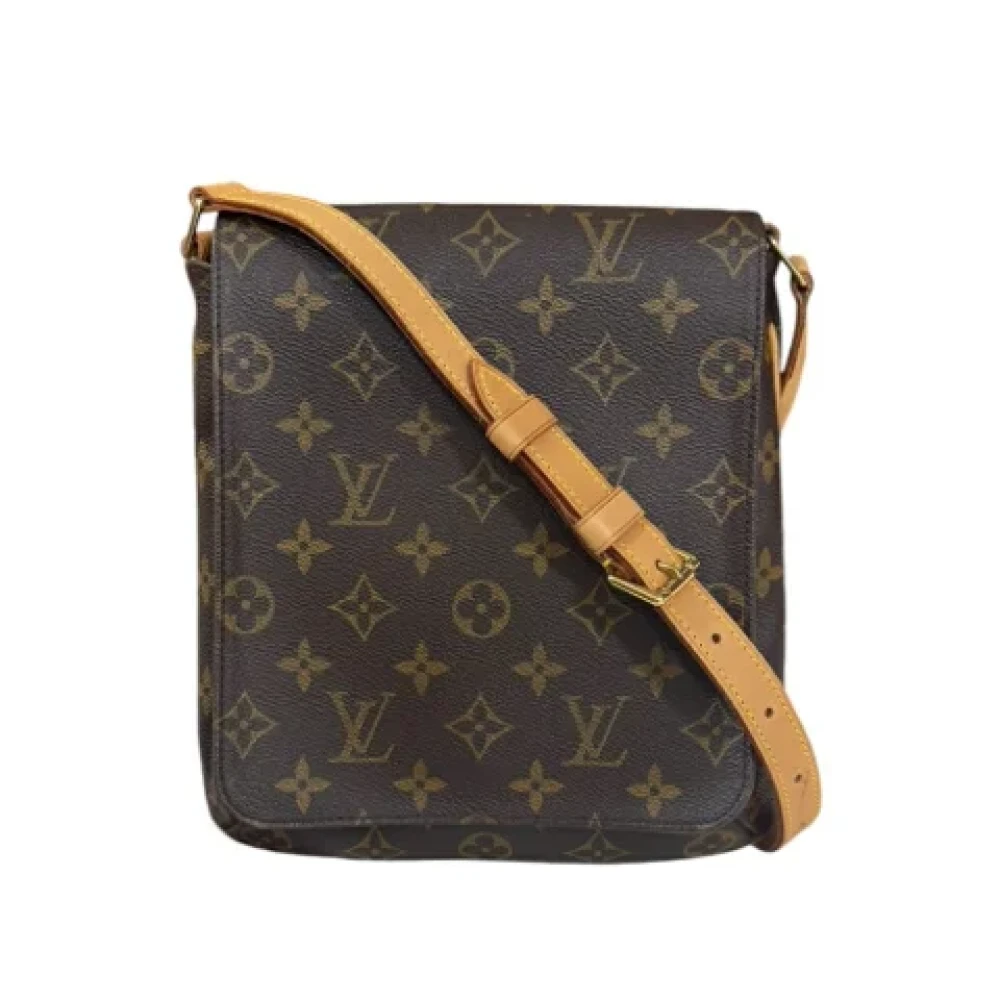 Louis Vuitton Vintage Pre-owned Canvas shoulder-bags Brown Dames