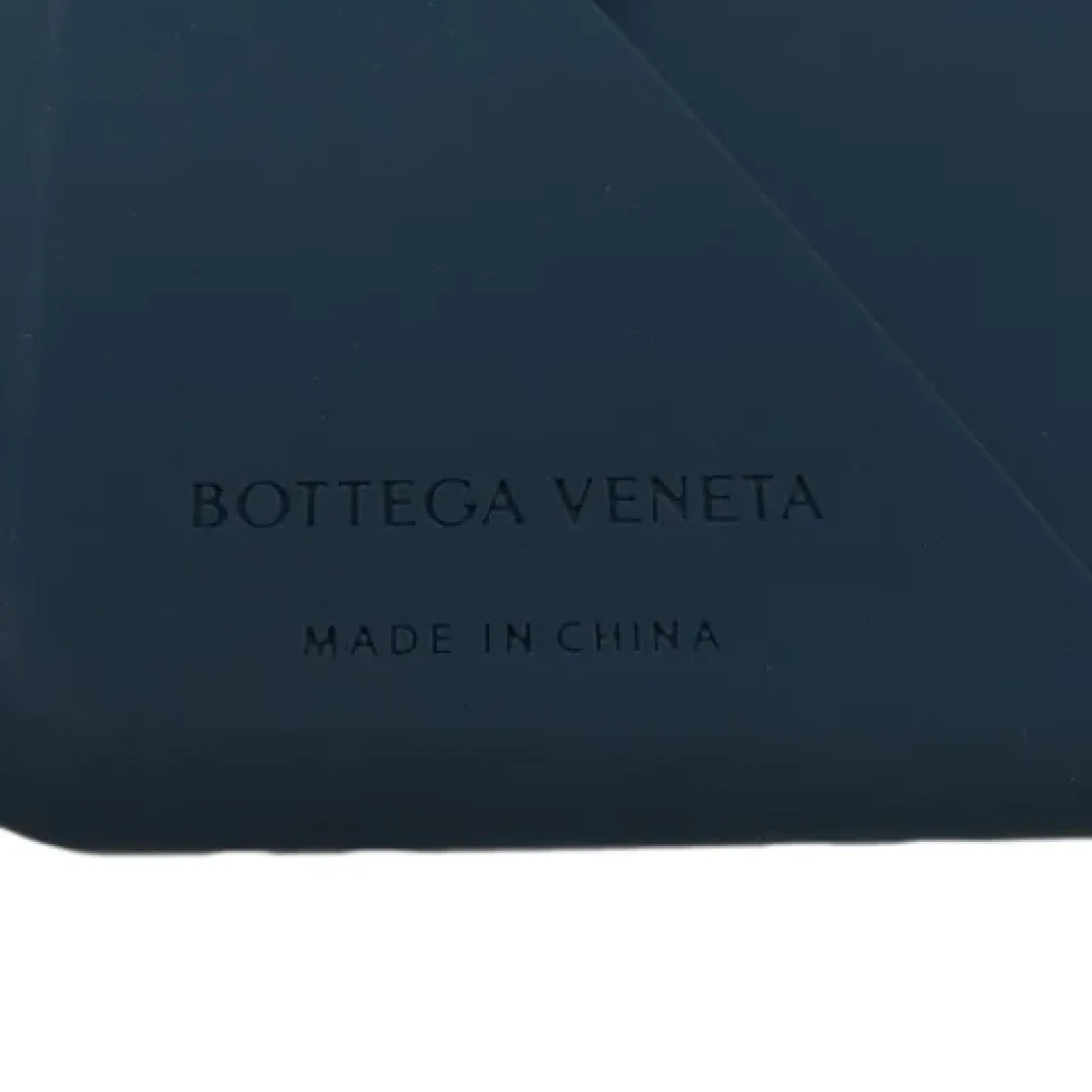 Bottega Veneta Vintage Pre-owned Rubber wallets Blue Dames