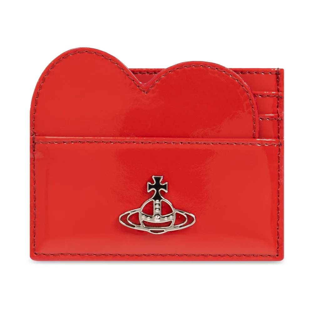 Vivienne Westwood Kaarthouder met logo Red Dames